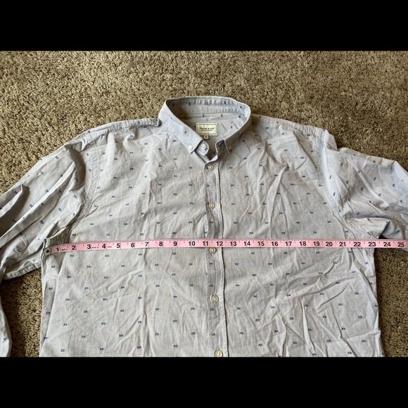 Frank & Oak Button Down Shirt XL No Flaws Gray - Picture 4 of 6